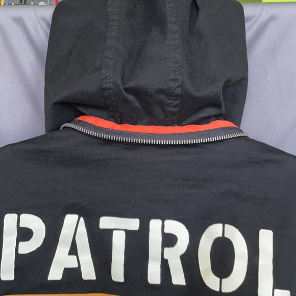 Reason black long jacket with decals - Picture 10 of 14